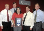 Pictured from left are John Nemerofsky, sales and marketing vice president; Marty Guay, president; Crystal White, Central Station assistant manager; Dominic DelloRusso, Operations manager; and Kevin Keohane, retail director.