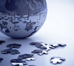 puzzle globe