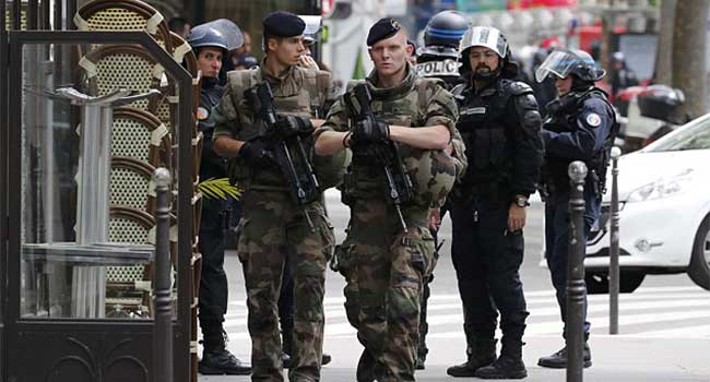 Paris: Man Shot After Driving Car into Soldiers
