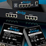 eBridgePlus Ethernet over Coax and PoE Adapters