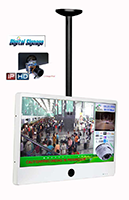 Public View Monitor with Digital Signage