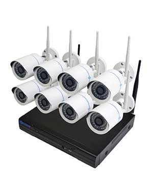 W-NVR Wireless Surveillance Camera Kits 