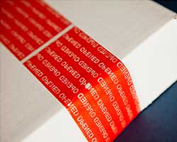 Hidden Graphics Tamper Evident products 