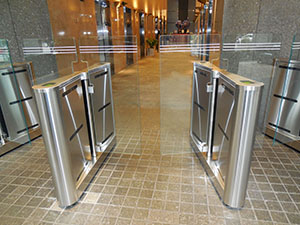 Glass Turnstiles