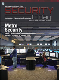 Security Today Magazine Digital Edition - February 2018
