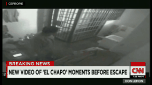 El Chappo Escape Caught on Security Cam