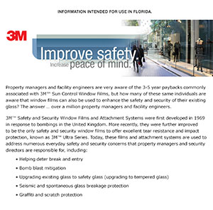 Improve Safety and Increase Peace of Mind with 3M Window Films