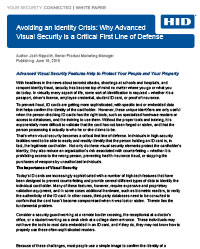 Avoiding an Identity Crisis: Why Advanced Visual Security is a Critical First Line of Defense